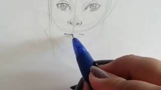 Aprendiendo a dibujar rostros humanos | cómo hacer caras con lápiz | aprende de dibujar