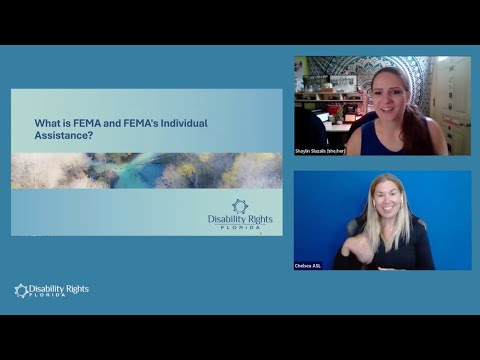 [AD] [ASL] Hurricane & Disaster Preparedness for People with Disabilities Webinar @disasterstrat