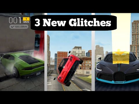 Extreme Car Driving Simulator : Top 3 New Glitches Found : Secret Glitch