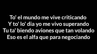 El Alfa  El Jefe - TecnoBow (Letra)