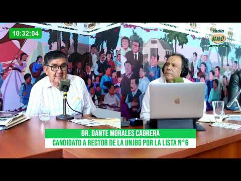 Dante Morales Cabrera, candidato al rectorado de la Universidad Nacional Jorge Basadre Grohmann