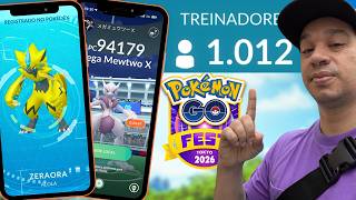 REIDE DE MEGA MEW2 COM 1000 PESSOAS E REGISTRO DE ZERAORA! GO FEST TOKYO 2026! #pokemongofest2026