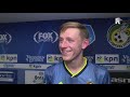 Wouter Burger moest na zijn debuut een liedje zingen