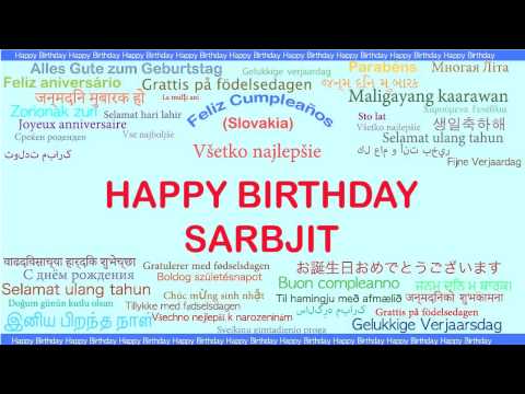 Sarbjit   Languages Idiomas - Happy Birthday