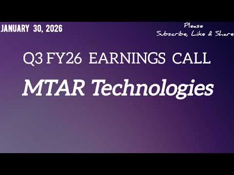 MTAR Technologies Q3FY26 Earnings Call | MTAR Technologies Ltd Q3FY26 Earnings Concall