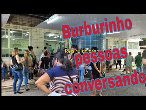 Som de vozes de pessoas conversando burburinho