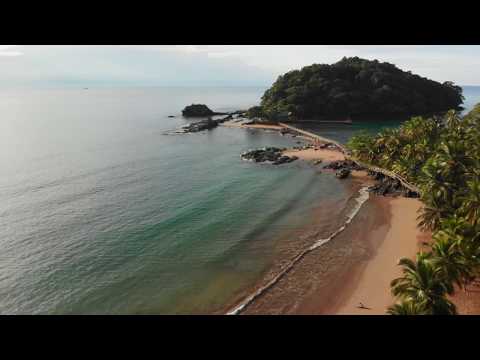 video preview image: Principe island view