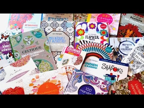 Coloriage anti-stress/Art-thérapie : Ma collection de livres!