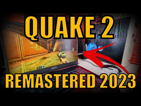 Quake 2 Remastered 2023 MSI Cyborg 15 Nvidia GeForce RTX 4060 Core i7 Laptop