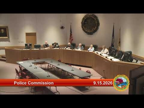 9.15.2026 Police Commission