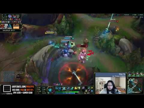 Imaqtpie - Kalista/Tahm Kench vs Jinx/Thresh «Boss» (Ranked Gameplay)