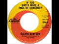 Calvin Grayson -- "If You Gotta Make A Fool Of Somebody" (Capitol) 1965