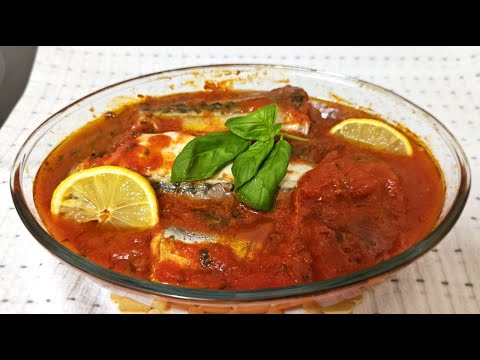 Cel mai bun Macrou la cuptor cu sos de rosii | Reteta simpla, rapida si sanatoasa