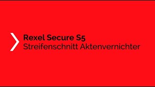 Skartovačka Rexel Secure 6EU 4x40mm