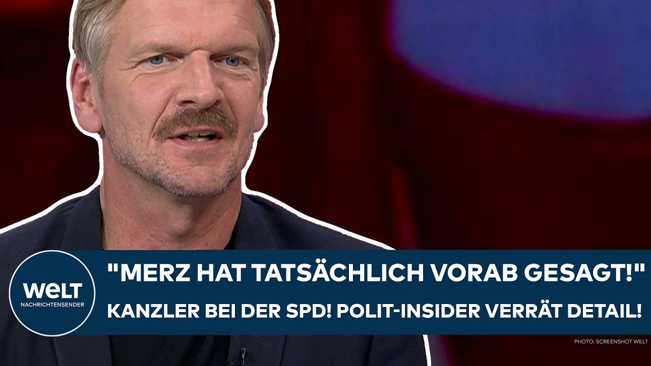 DEUTSCHLAND: Merz bei der SPD! Polit-Insider verrät Detail seiner Rede! "Das will was heißen!"