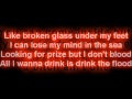 Hugo - 99 Problems Lyrics on screen 