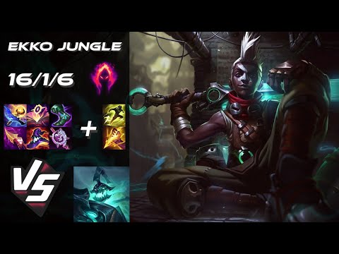 JUNGLE Ekko vs Hecarim - EU Grandmaster Patch 26.1