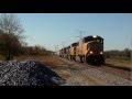 UP 4370 LEAD TRAIN MSSPR EAST ACROSS MAPLE RD IN SUSSEX 10 16 10 MOV