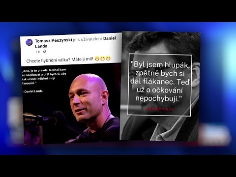 Očkuj se i ty, nabádá na sítích „kouzelník Žito“. Internet si střílí z Daniela Landy