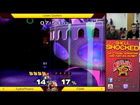 SS15 - SypherPhoenix (Fox) vs ESAM (Samus) SSBM Losers Quarters