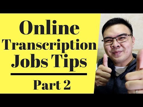 Online Typing Jobs / Transcription Tips - Go transcript part 2 - 2.33$/ 10min audio Tagalog Video