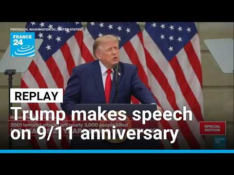 REPLAY: Trump speaks at 9/11 25th anniversary ceremony at the Pentagon