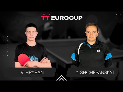 11:35 Vadym Hryban - Yurii Shchepanskyi 30.10.2023 TT Euro.Cup Ukraine Star. TABLE 3