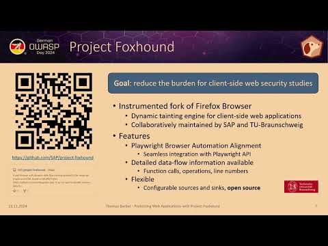 Protecting Web Applications with Project Foxhound – Thomas Barber (GOD24)