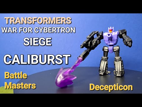 Transformers CALIBURST Siege War for Cybertron Battle Master
