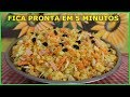 FAROFA RECHEADA QUE NÃO VAI NO FOGO PRONTA EM 5 MINUTOS