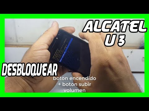 🔓| HARD RESET Alcatel u3 | ELIMINAR PATRON 🛡️.📱Cómo FORMATEAR un Alcatel u3 Con Los Botones 🛠️