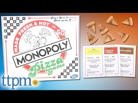 Monopoly Pizza Board Game