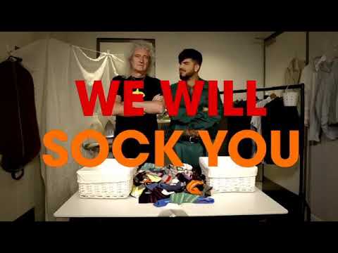 Brian May and Adam Lambert in  "How Many Pairs Can They Match?"  |||  Stand Up To Cancer