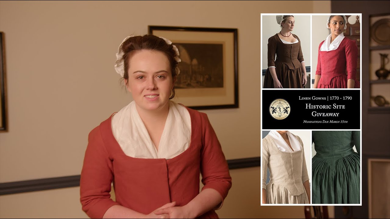 18th Century Linen Gown Give Away