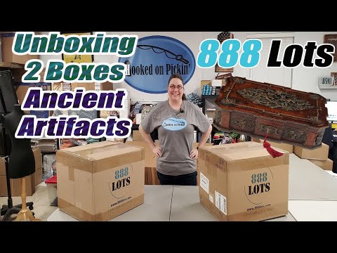 Unboxing 2 Home 888 Lots Boxes - Ancient Artifacts - Look at the Cool Stuff I Found! Online Selling