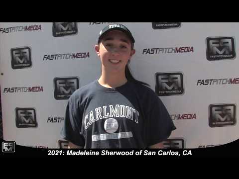 2021 Madeleine Sherwood Pitcher and First Base Softball Skills Video