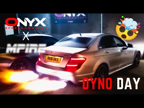 Mpire X Onyx Performance Dyno Day - INSANE C63 FLAME THROWER  #sendit