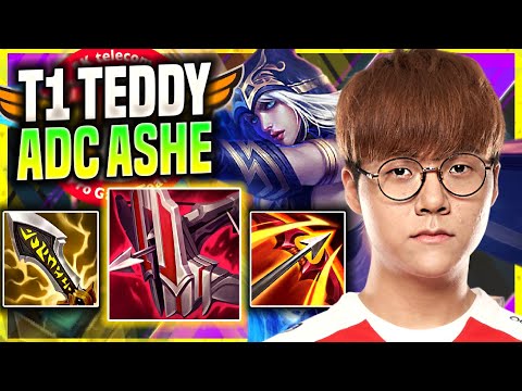 TEDDY DESTROYING WITH ASHE! - T1 Teddy Plays Ashe ADC vs Jinx! | Season 11