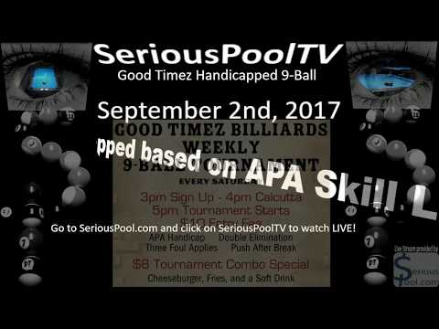 Good Timez Saturday Handicapped 9-Ball