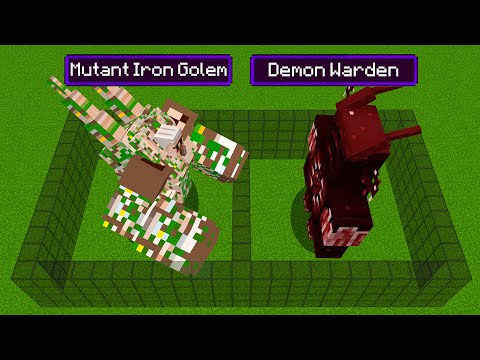 Mutant Iron Golem VS Demon Warden