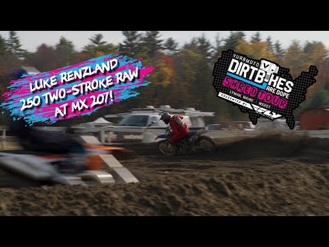 Luke Renzland 250 Two-Stroke RAW at MX207
