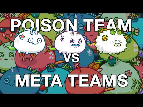 Meta Teams (Pocky, Disablosaur, Immortal Plant, Bug Signal, Cute Bunny VS Poison) | Axie Infinity