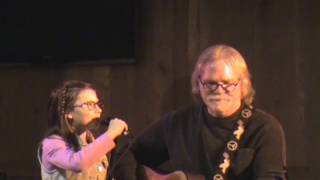 Grandpa and granddaughter sing Daddy What If by Bobby Bare