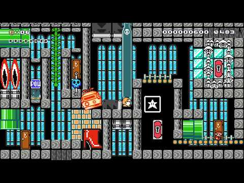 Step by step-[two/screen/puzzle] by Juandjo 🍄 Super Mario Maker 2 #adc 😶 No Commentary