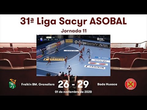 31ª Liga Sacyr ASOBAL J11: Fraikin BM. Granollers - Bada Huesca 26-29