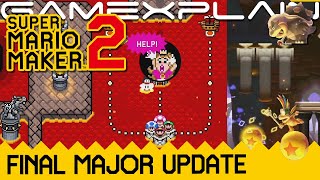 World Maker Coming to Super Mario Maker 2! Final 3.0 Update Trailer! (Mario 2 shroom, Acorn, & More)