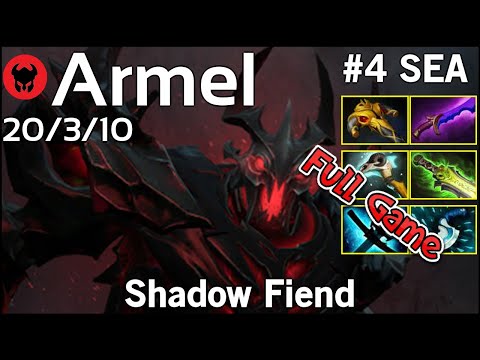 Armel [TNC] plays Shadow Fiend!!! Dota 2 Full Game 7.21