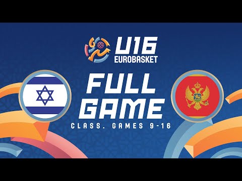 Quarter-Finals: Israel v Montenegro | Full Basketball Game | FIBA U16 Women's EuroBasket 2024