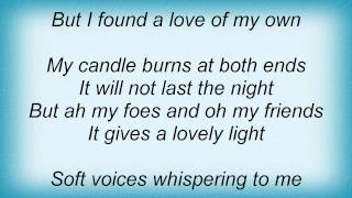 Marc Almond - My Candle Burns Lyrics