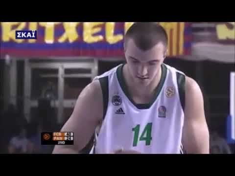 Nikola Pekovic (Panathinaikos) Euroleague Highlights [2008-2009]